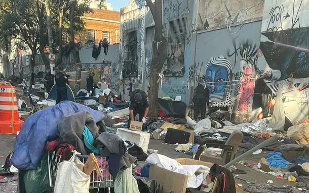 Cracolândia no centro de São Paulo